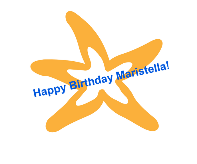 Happy Birthday Maristella!