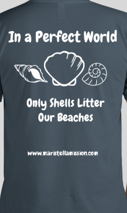 Maristella Mission - Pacific Blue, Perfect World Shells, Long Sleeve T-Shirt