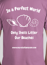 Load image into Gallery viewer, Maristella Mission - Purple, Perfect World, Shells T-Shirt