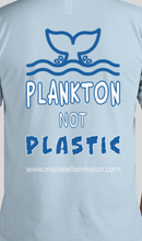 Load image into Gallery viewer, Maristella Mission - Sky Blue, Plankton Not Plastic, Long Sleeve T-Shirt